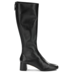 AQUAZZURA bottes hautes en cuir femme noir
