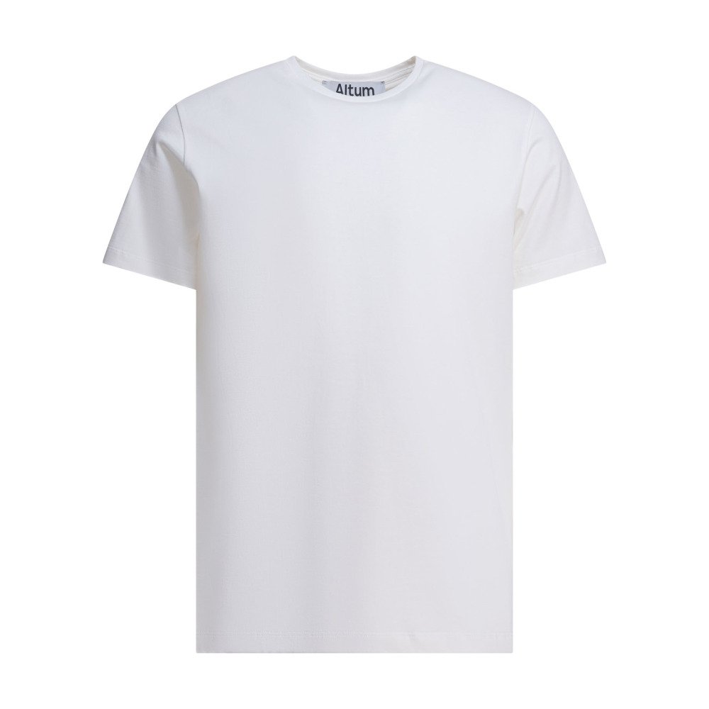 W25-altum-TSHIRT01WHITE ALTUM T-shirt Col Rond Blanc Homme – Image 1