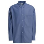 BEAMS PLUS Chemise Lisa Oxford Bleu Clair Homme