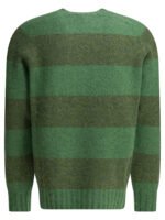 BEAMS PLUS Pull col rond Laine Vert Homme – Image 2
