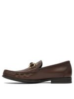 FERRAGAMO Mocassin Gancini Marron Homme – Image 3