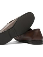 FERRAGAMO Mocassin Gancini Marron Homme – Image 5