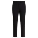 MAX MARA S Pantalon Stretch Coton Noir Femme