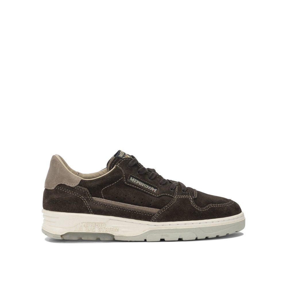 W25-mephisto-MARIUSVELOURSDARK20BROWN MEPHISTO Sneaker Marius Marron Homme – Image 1
