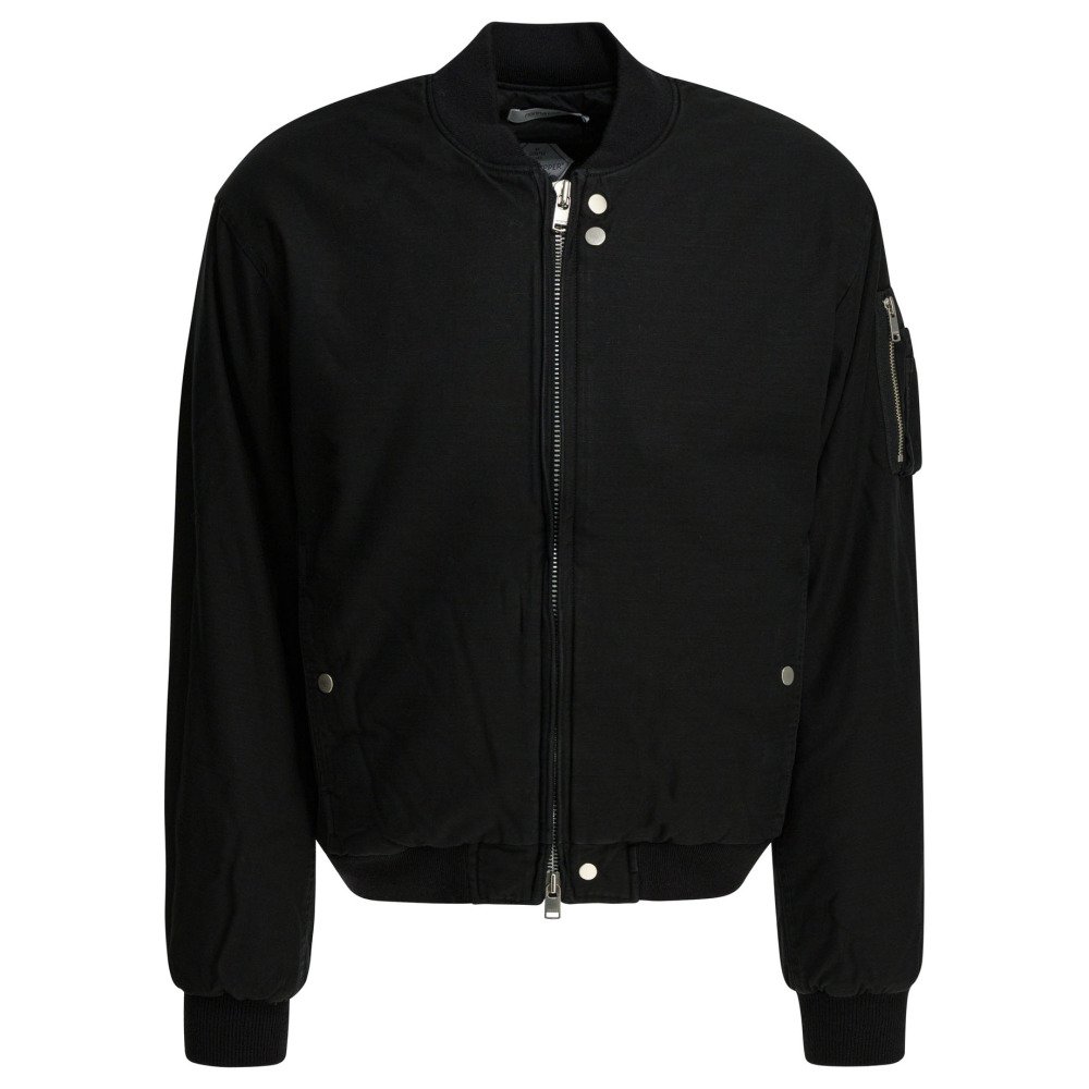 W25-nonnative-NN-JU4702BLACK NONNATIVE Blouson Trooper Puff Noir Homme – Image 1
