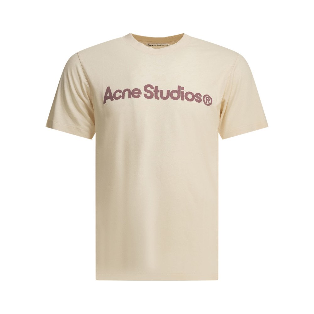 W26-acne20studios-CL0489418-1 ACNE STUDIOS T-shirt Rose Homme – Image 1