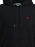 AMI PARIS Sweat Ami de Coeur Noir Homme – Image 3