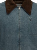 AMI PARIS veste en coton homme bleu – Image 3