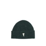 AMI PARIS Bonnet Alpaca Vert Homme