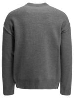 AMI PARIS Pull Ami de Coeur Gris Homme – Image 2