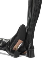AQUAZZURA bottes hautes en cuir femme noir – Image 5