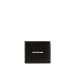 BALENCIAGA Portefeuille Cash Square Folded Noir Homme