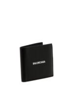 BALENCIAGA Portefeuille Cash Square Folded Noir Homme – Image 2
