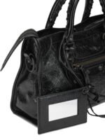 BALENCIAGA sac à main moyen en cuir femme noir – Image 4