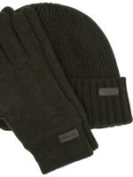 BARBOUR Bonnet Carlton Vert Homme – Image 2