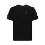 CARHARTT WIP T-shirt Script Broderie Noir Homme