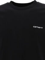 CARHARTT WIP T-shirt Script Broderie Noir Homme – Image 3
