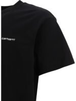 CARHARTT WIP T-shirt Script Broderie Noir Homme – Image 4