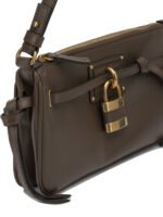 CHLOE petit sac porté épaule en cuir femme marron – Image 4