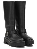 COPENHAGEN bottes en cuir femme noir – Image 2