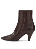 DEL CARLO bottes en cuir femme bordeaux – Image 3