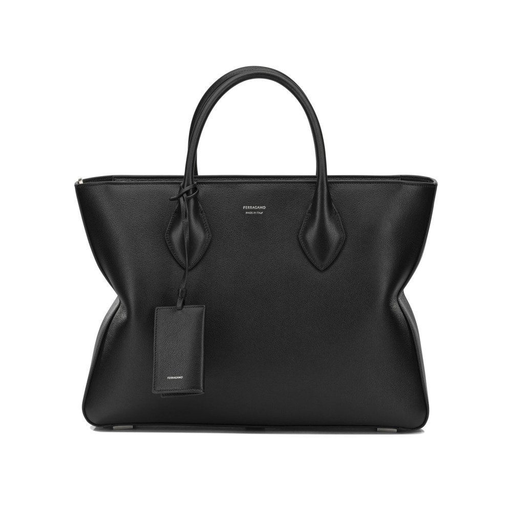 W26-ferragamo-0784724 FERRAGAMO Sac Star Noir Homme – Image 1
