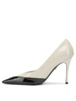 FERRAGAMO escarpins en cuir femme blanc – Image 3