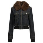 GANNI Veste Flamed Bleu Femme
