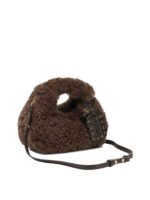 GANNI Mini Hobo sac marron – Image 2
