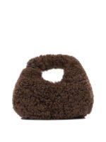 GANNI Mini Hobo sac marron – Image 3