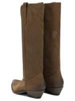GOLDEN GOOSE bottes western en cuir femme marron – Image 4