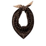 GUEST IN RESIDENCE Foulard Wild Rag Marron Femme