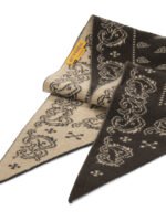GUEST IN RESIDENCE Foulard Wild Rag Marron Femme – Image 2