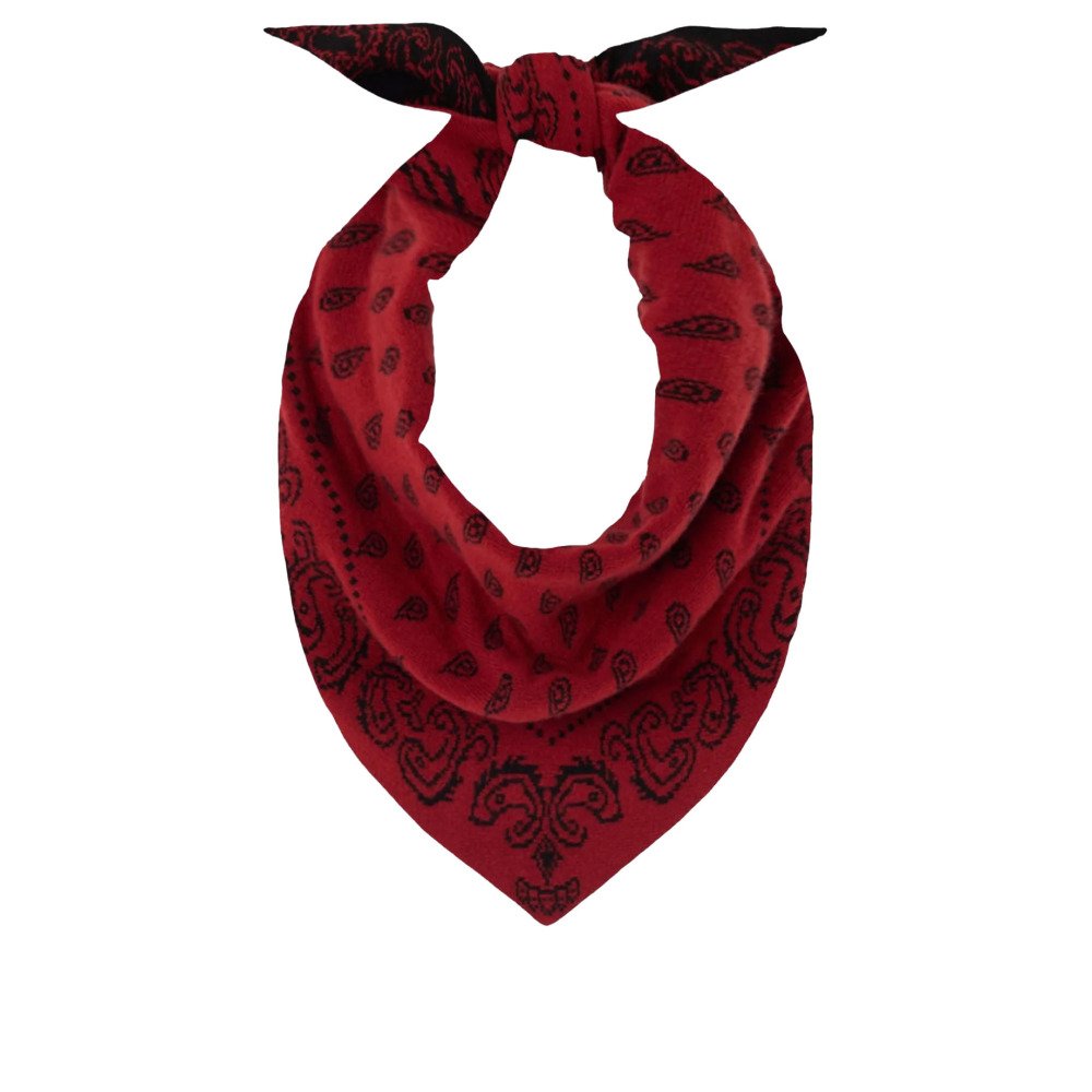 W26-guest20in20residence-A25210ALCARMBLK GUEST IN RESIDENCE Foulard Wild Rag Rouge Femme – Image 1