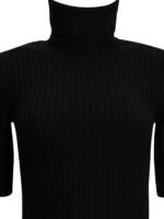 HERNO Pull Col Roulé Noir Femme – Image 3