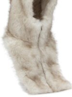 HERNO Sous-veste fausse fourrure beige – Image 4