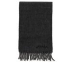 ISABEL MARANT Echarpe Firny à franges Gris Femme