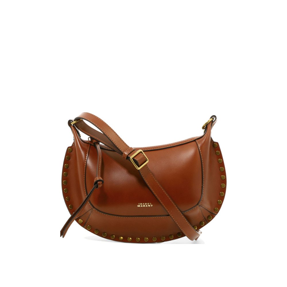 W26-isabel20marant-23PPP0003FAA1C01M50CO ISABEL MARANT Sac porté épaule Oskan Moon Marron Femme – Image 1