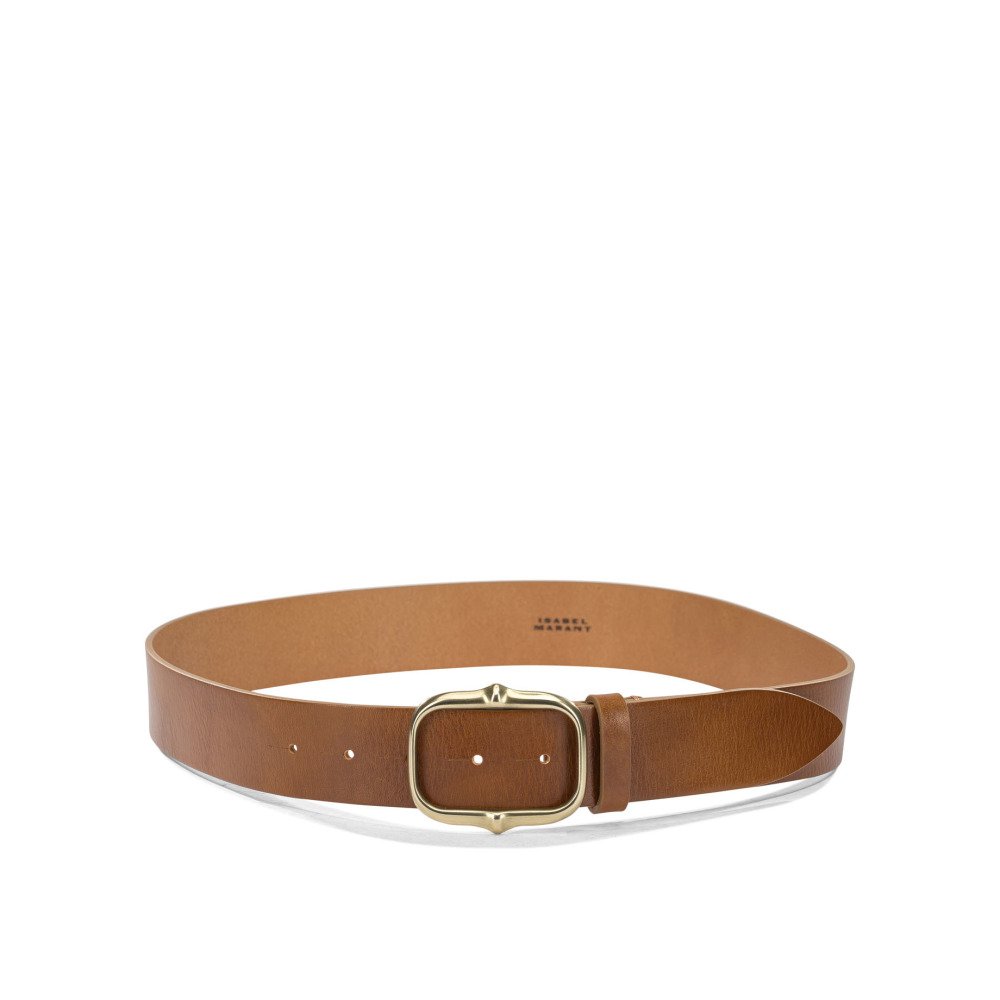W26-isabel20marant-26ACE454BFAD3A03A10AM ISABEL MARANT Ceinture Holis Marron Femme – Image 1