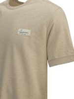 JACQUEMUS T-shirt Le Montaigne MC Beige Homme – Image 4