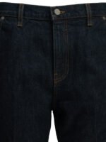 KHAITE jean droit en coton femme bleu – Image 3