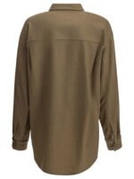 KHAITE chemise décontractée femme marron – Image 2