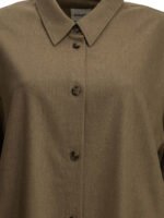 KHAITE chemise décontractée femme marron – Image 3