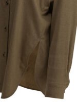 KHAITE chemise décontractée femme marron – Image 4