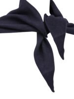 LE BONNET Écharpe Soie Bleu – Image 2