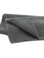 LE BONNET écharpe Soie Gris – Image 2