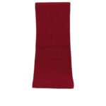 LE BONNET Écharpe Soie Rouge