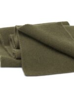 LE BONNET écharpe en laine femme vert – Image 2