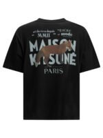 MAISON KITSUNÉ t-shirt homme noir – Image 2