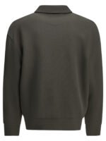 MAISON KITSUNÉ sweatshirt zippé homme gris – Image 2